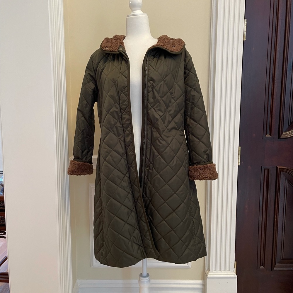 Uniqlo Fleece Lined Puffer Coat